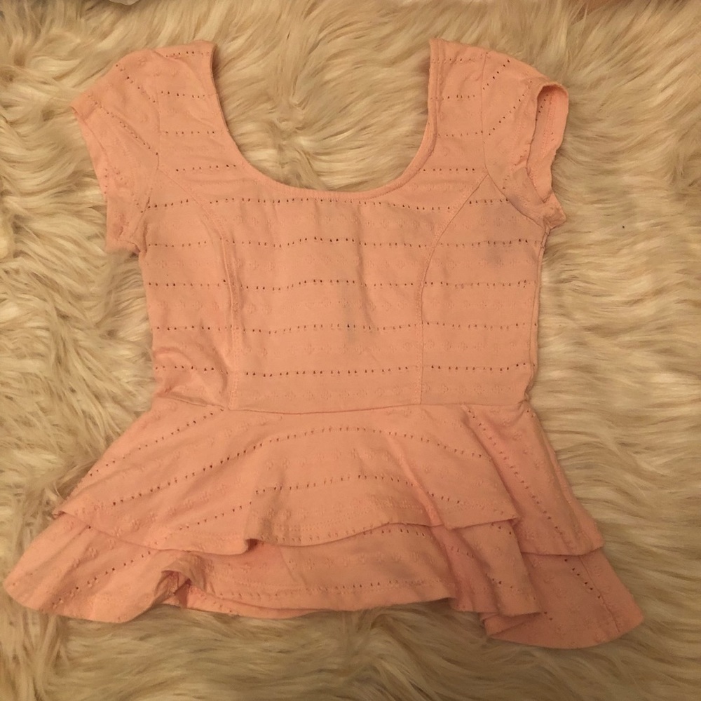 Urban outfitters cropped peplum